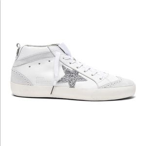 GOLDEN GOOSE Limited Edition Swarovski Crystal Embellished Midstar Sneakers